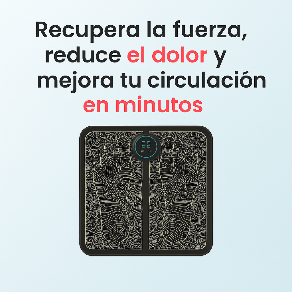 PowerFeet EMS – Tapete Masajeador de Circulación y Relajación
