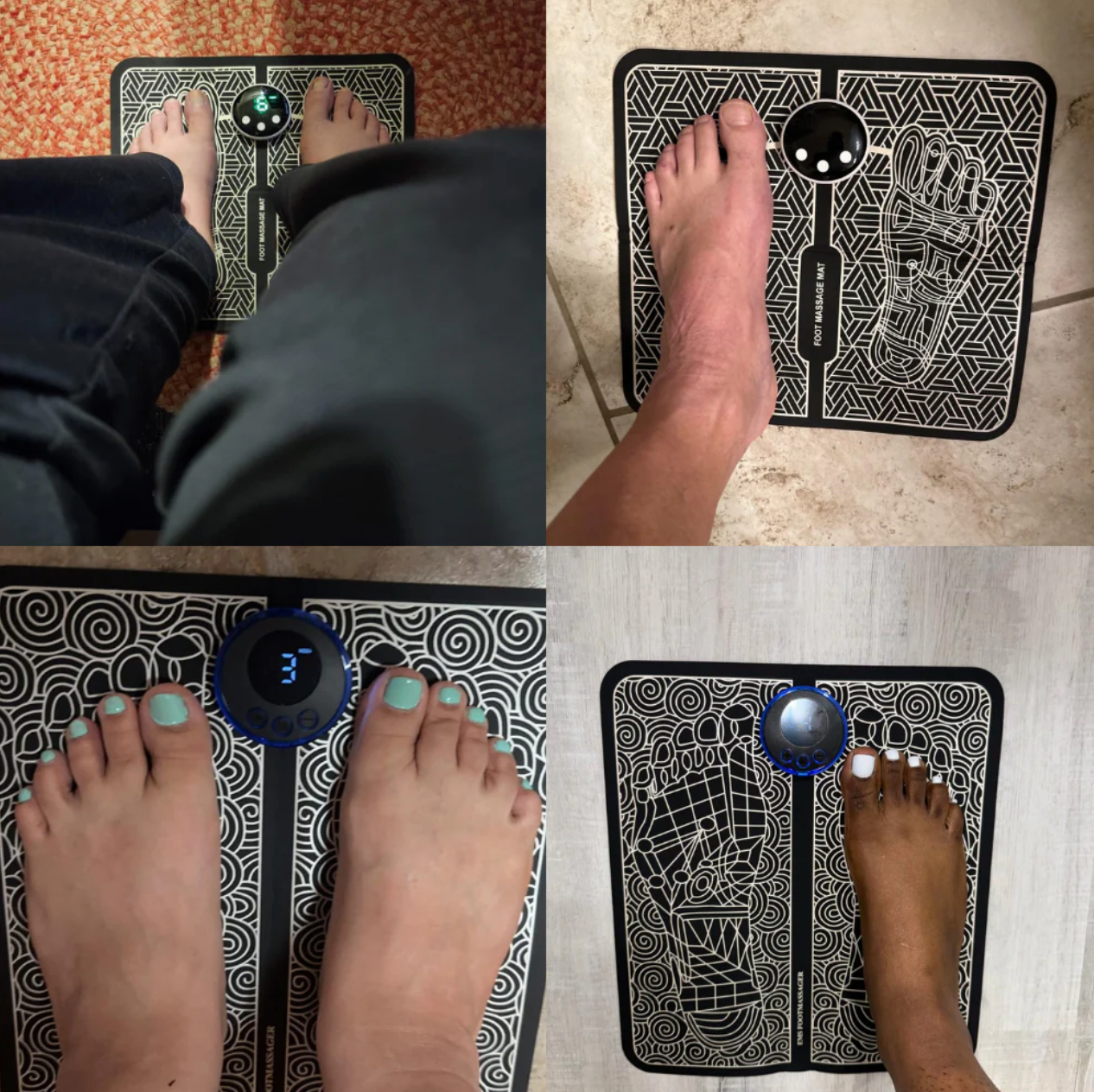 PowerFeet EMS – Tapete Masajeador de Circulación y Relajación